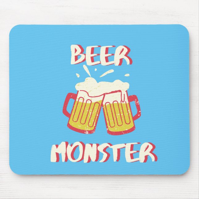 Ölmonster Musmattor | Blå Bakgrund (Framsidan)