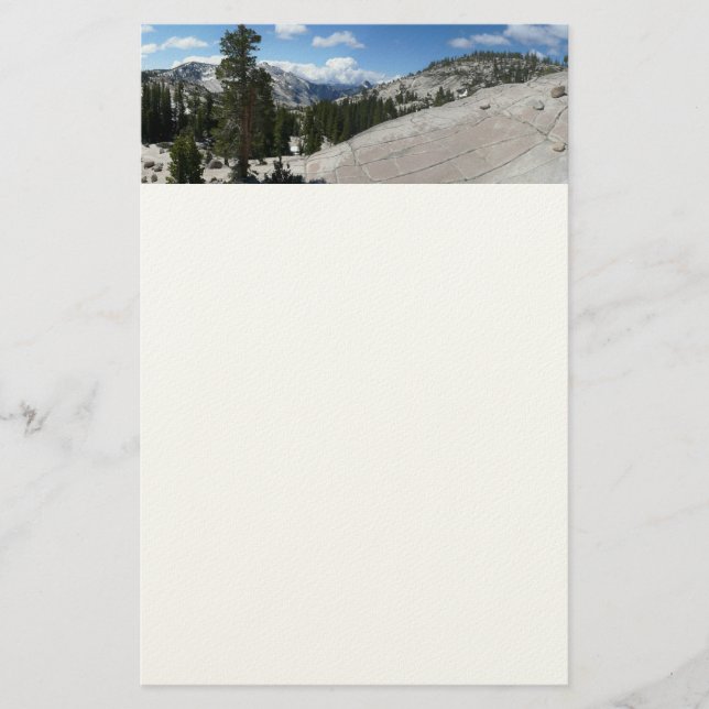 Olmsted Point III i Yosemite National Park Brevpapper (Framsida)