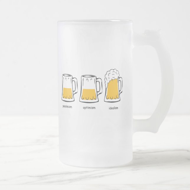 ölmugg frostat ölglas (Höger)