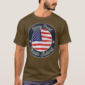 Olney Pond - Patriotic Rhode Island Souvenir T-Shi T Shirt