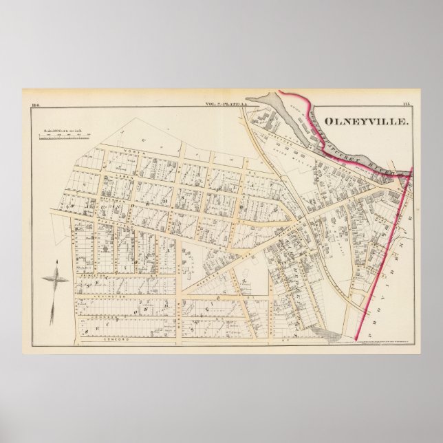 Olneyville Providence Rhode island Poster (Framsidan)