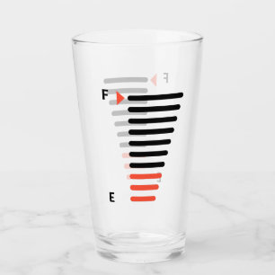 Ölnivå för ditt ölglas glaskopp