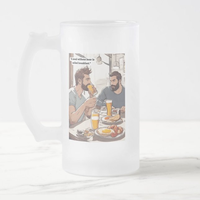 ölofferter frostat ölglas (Vänster)