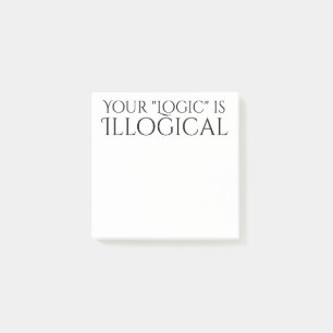Ologisk logik post-it block
