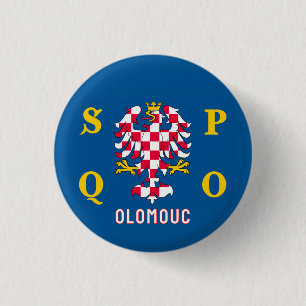 Olomoucs flagga knapp