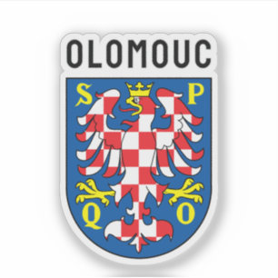 Olomoucs stadsvapen, Tjeckien Klistermärken