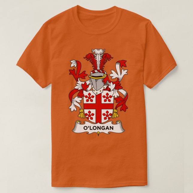 OLongan Jackar Arm Family Crest T Shirt (Design framsida)