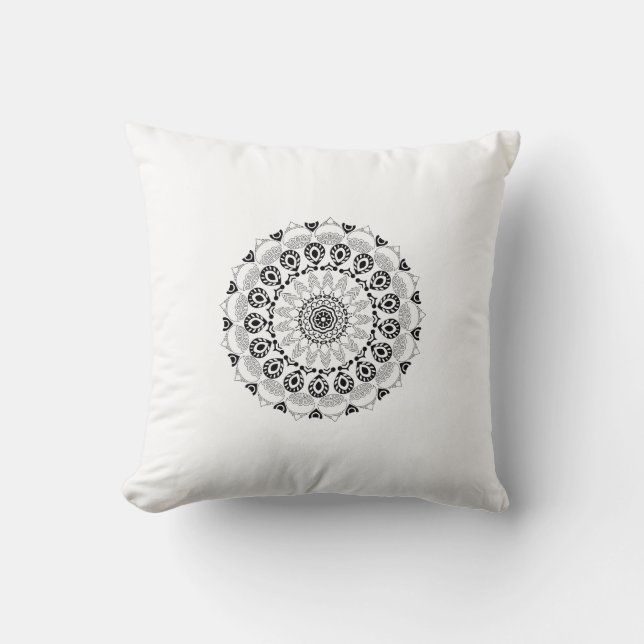 olor Burst Mandala Decorative Cushion Kudde (Framsida)
