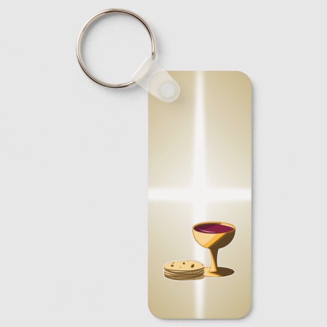 Olossat bröd och Vin den sista leveransen Påsk Nyckelring (Framsida)