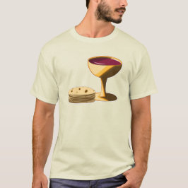 Olossat bröd och Vin den sista leveransen Påsk T Shirt