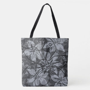 Olowalu Hibiscus Hawaiian Camo Beach Bag Tygkasse