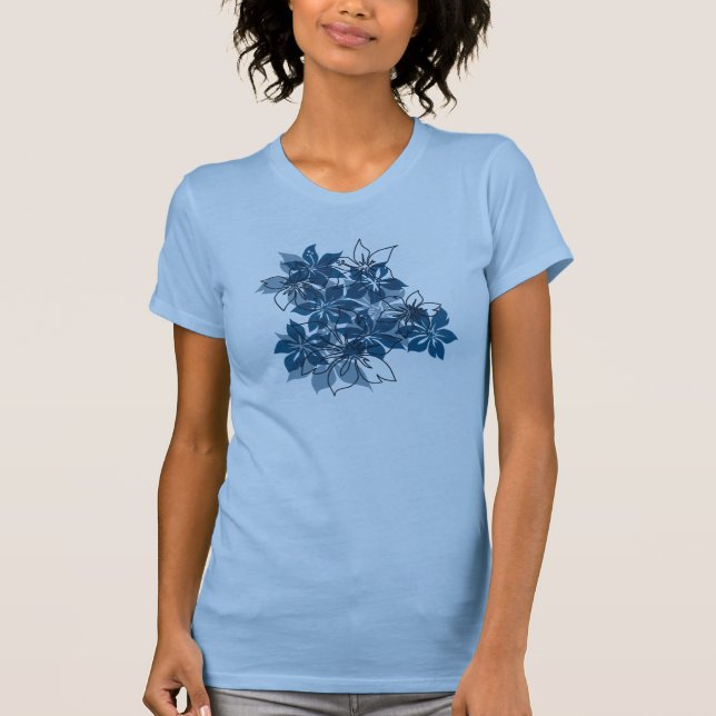 Olowalu Hibiscus Hawaiian Camo Tees Tee (Framsida)