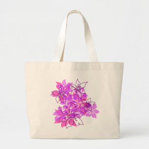 Olowalu Hibiscus Hawaiian Camo Totes Jumbo Tygkasse