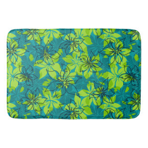 Olowalu Hibiscus Hawaiian Camo Tropical Badrumsmatta