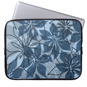 Olowalu Hibiscus Hawaiian Neoprene Wetdräe Laptop Sleeve