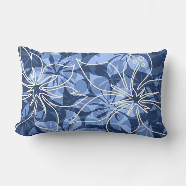 Olowalu Hibiscus Hawaiian ReversibleLumbar Pillows Lumbarkudde (Framsida)