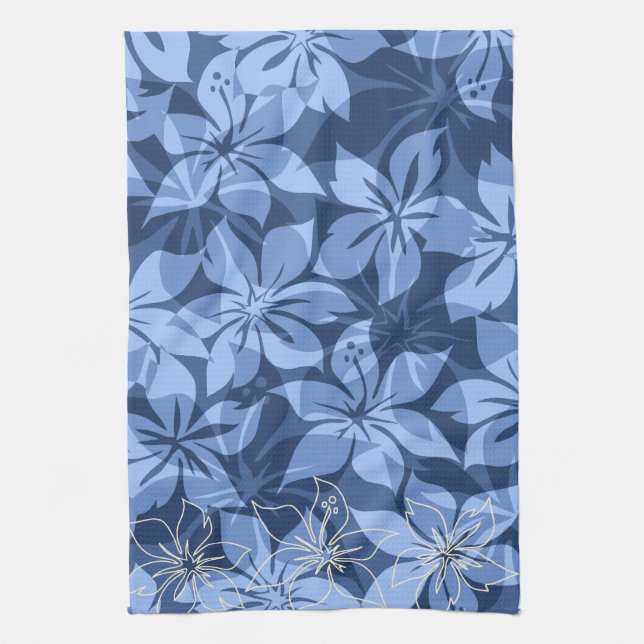 Olowalu Hibiscus Hawaiianska kökshanddukar (Vertikal)