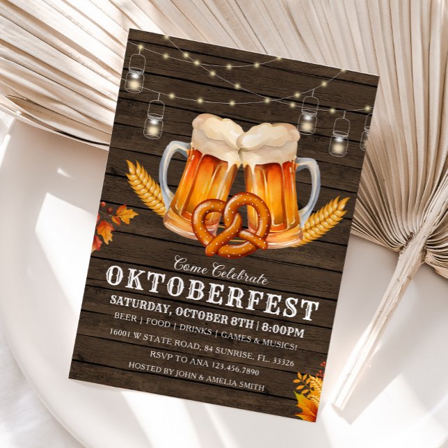 Ölparty, Oktoberfest-firande, Inbjudningar (Skapare uppladdad)