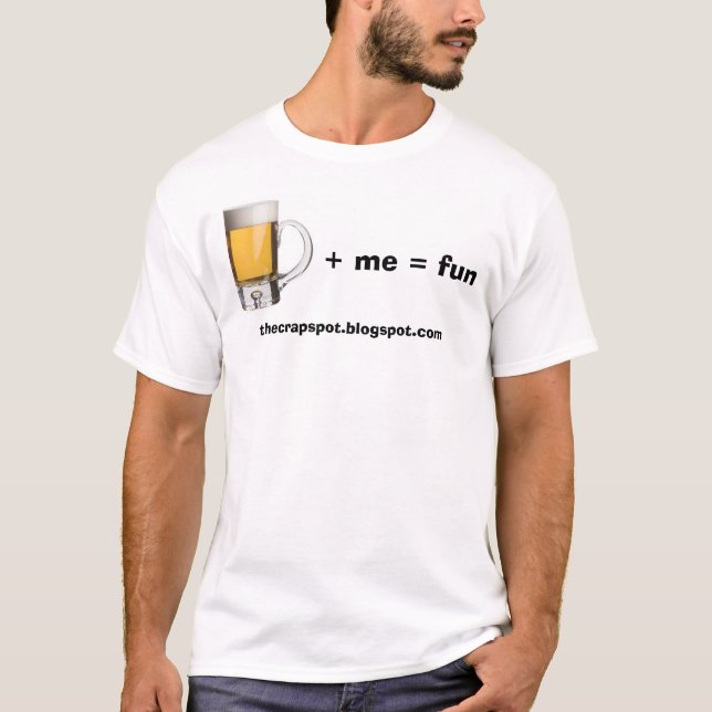 Ölplus mig roliga jämliken t-shirt (Framsida)