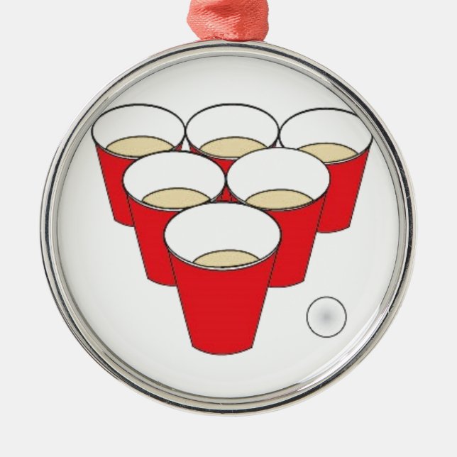 ÖlPong koppar Julgransprydnad Metall (Framsidan)