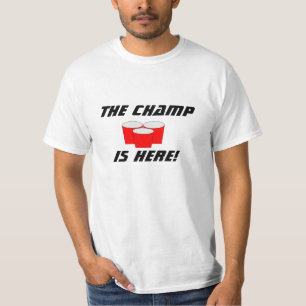 ölpong, mästare, studsar inte t shirt
