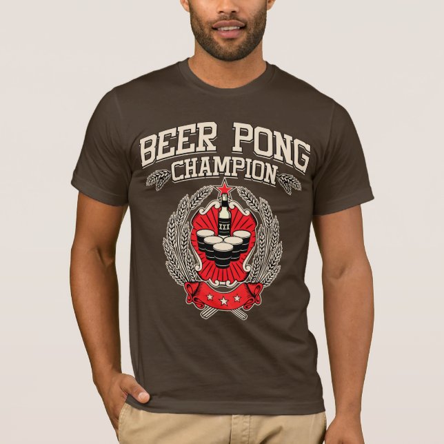 ÖlPong mästare T Shirt (Framsida)
