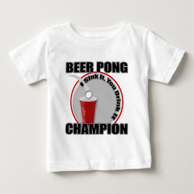 ÖlPong mästare T Shirt (Framsida)