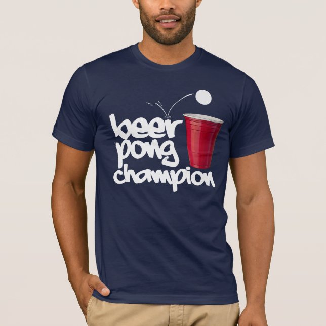ÖLPong MÄSTARE Tee Shirt (Framsida)