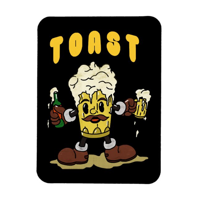 Ölskål Mascot Magnet (Vertikal)