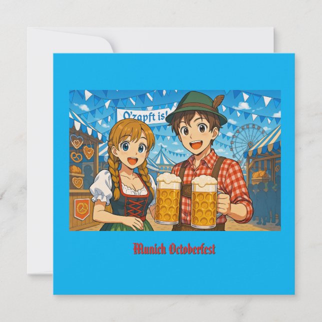 Ölsmakning under Oktoberfest i München, Tyskland (Framsida)