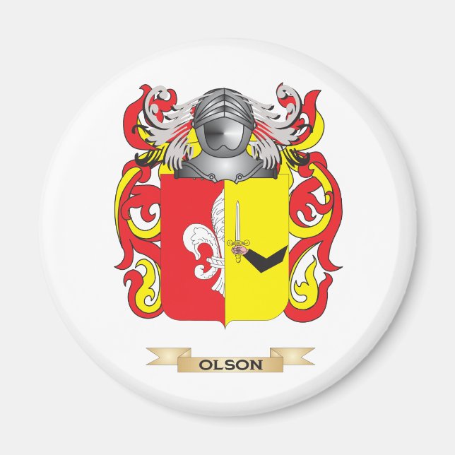 Olson Jackar av Arm (Familjevila) Magnet (Framsidan)