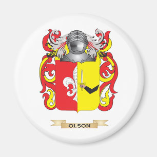 Olson vapensköld (familjvapenskölden) magnet