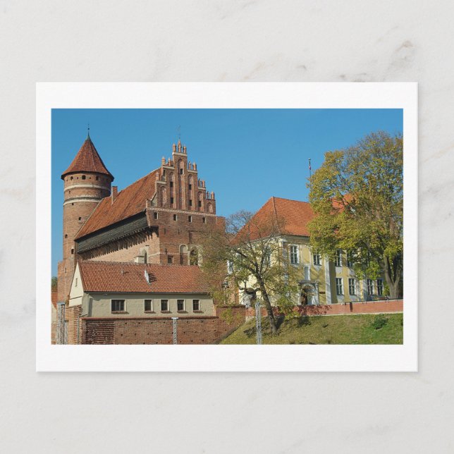 Olsztyn Mdieval slott III - vykort (Framsida)