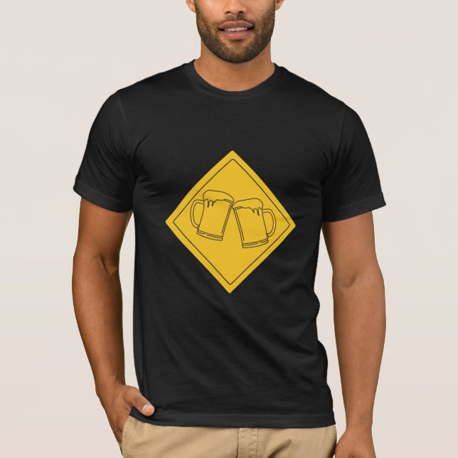 Öltecken för Ölälskare T Shirt (Framsida)