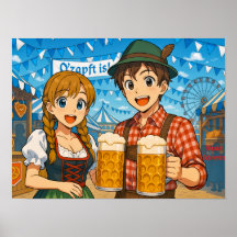 Öltestning under Oktoberfest i München, Tyskland