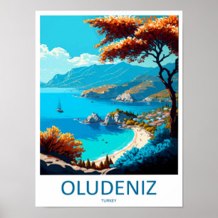 Ölüdeniz Resor Tryck Väggkonst Ölüdeniz Vägg Vilke