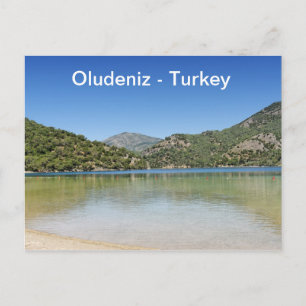 Oludeniz-stranden i Turkiet Vykort