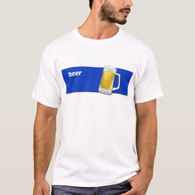 ÖLutslagsplatsen med text och öl rånar grafiskt T Shirt (Framsida)
