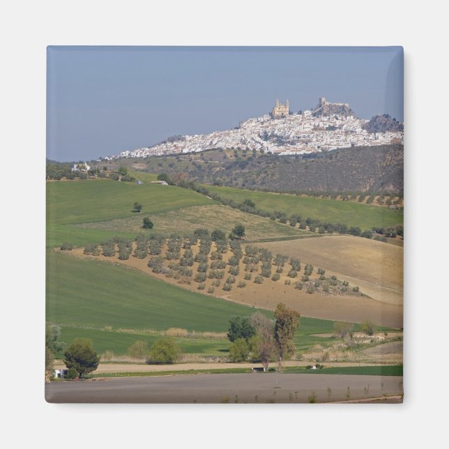 Olvera, Andalusien, Spanien Magnet (Framsidan)