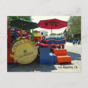 Olvera Street, Los Angeles Postcard! Vykort