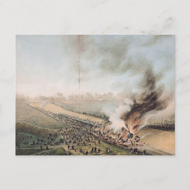 Olyckan på järnvägen Versailles-Bellevue Vykort (Framsida)
