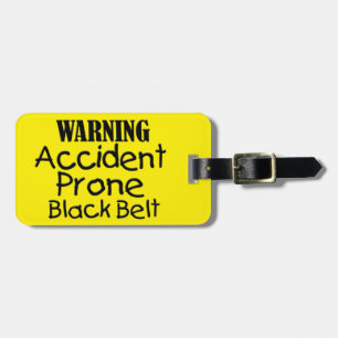 Olyckan Prone Black Bälte Bagagebricka