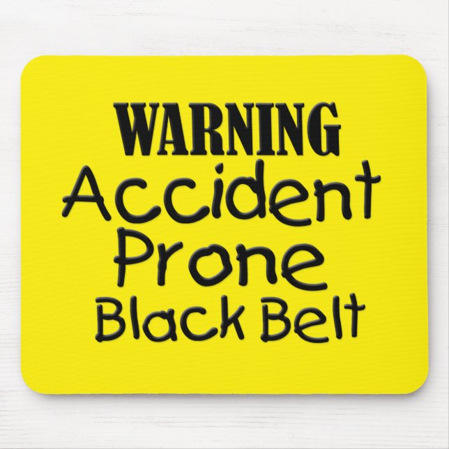 Olyckan Prone Black Bälte Musmatta (Framsidan)