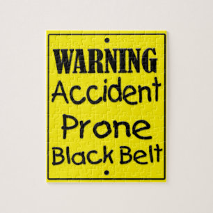 Olyckan Prone Black Bälte Pussel