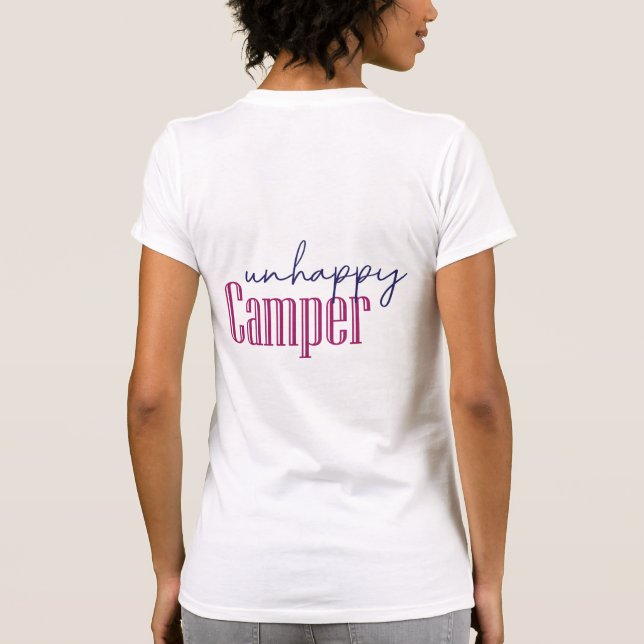 Olycklig Camper T Shirt (Baksida)