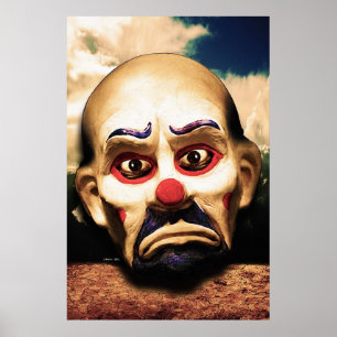 Olycklig Clown Poster