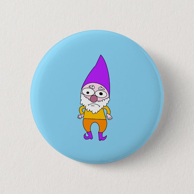 Olycklig Gnomknapp  Knapp (Framsida)