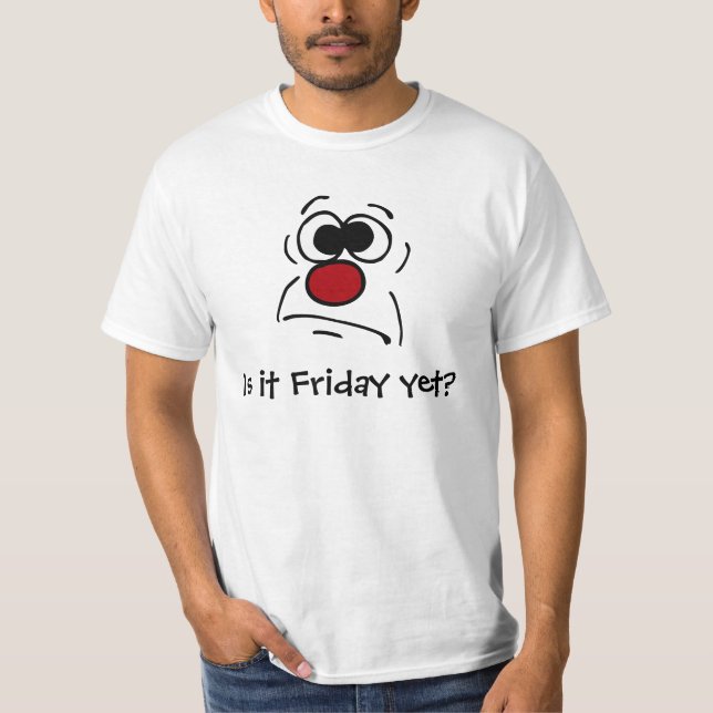 Olyckligt ansikte Grumpey T-shirt (Framsida)