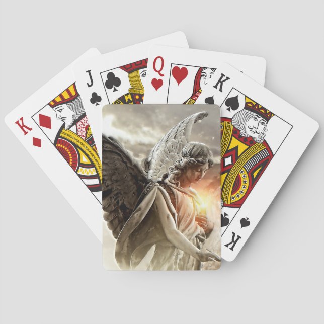 Olyckligt lottade änglar casinokort (Baksidan)
