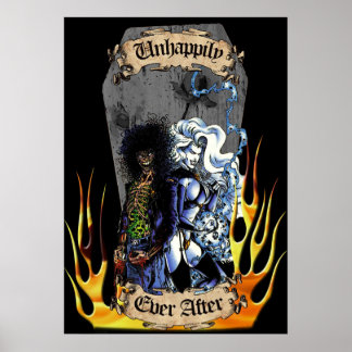 Olyckligtvis någonsin efter - Dam Död Evil Ernie Poster